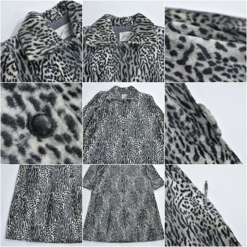 80〜90s 日本製 Fortune creation by TOKYO フォーチュン レオパード柄