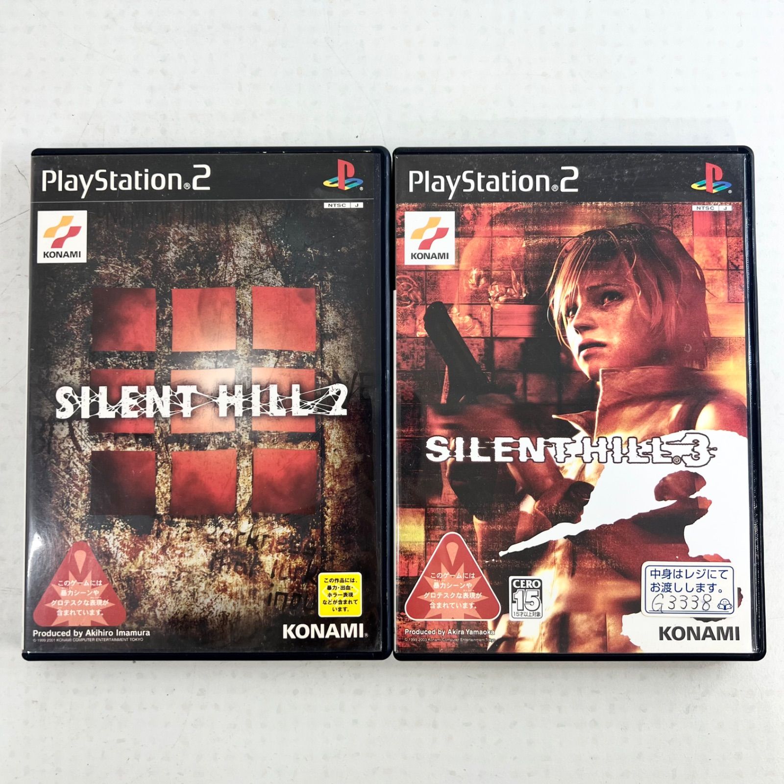 動作未 SILENT HILL 2 - 3 サイレントヒル PS KONAMI プレステ コナミ