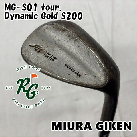 三浦技研　MG-S01 tour. 52度　ウェッジ ダイナミックゴールド 中古】ウェッジ 三浦技研 MG-S01 tour.◇Dynamic Gold◇X100◇52[6920