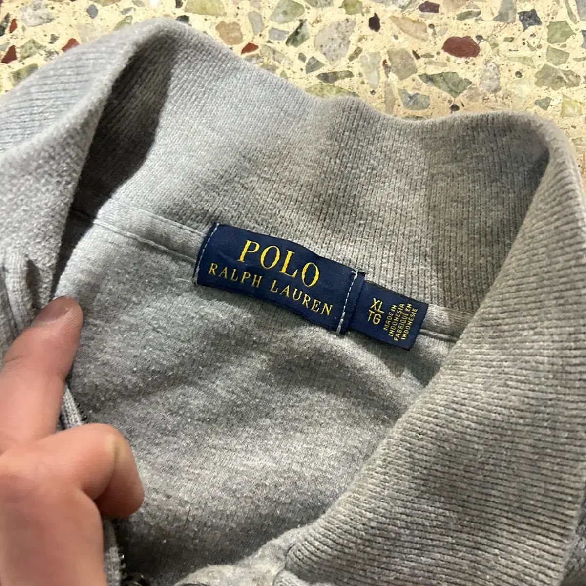 ポロ ラルフローレン(POLO RalphLauren) グレー ハーフジップ