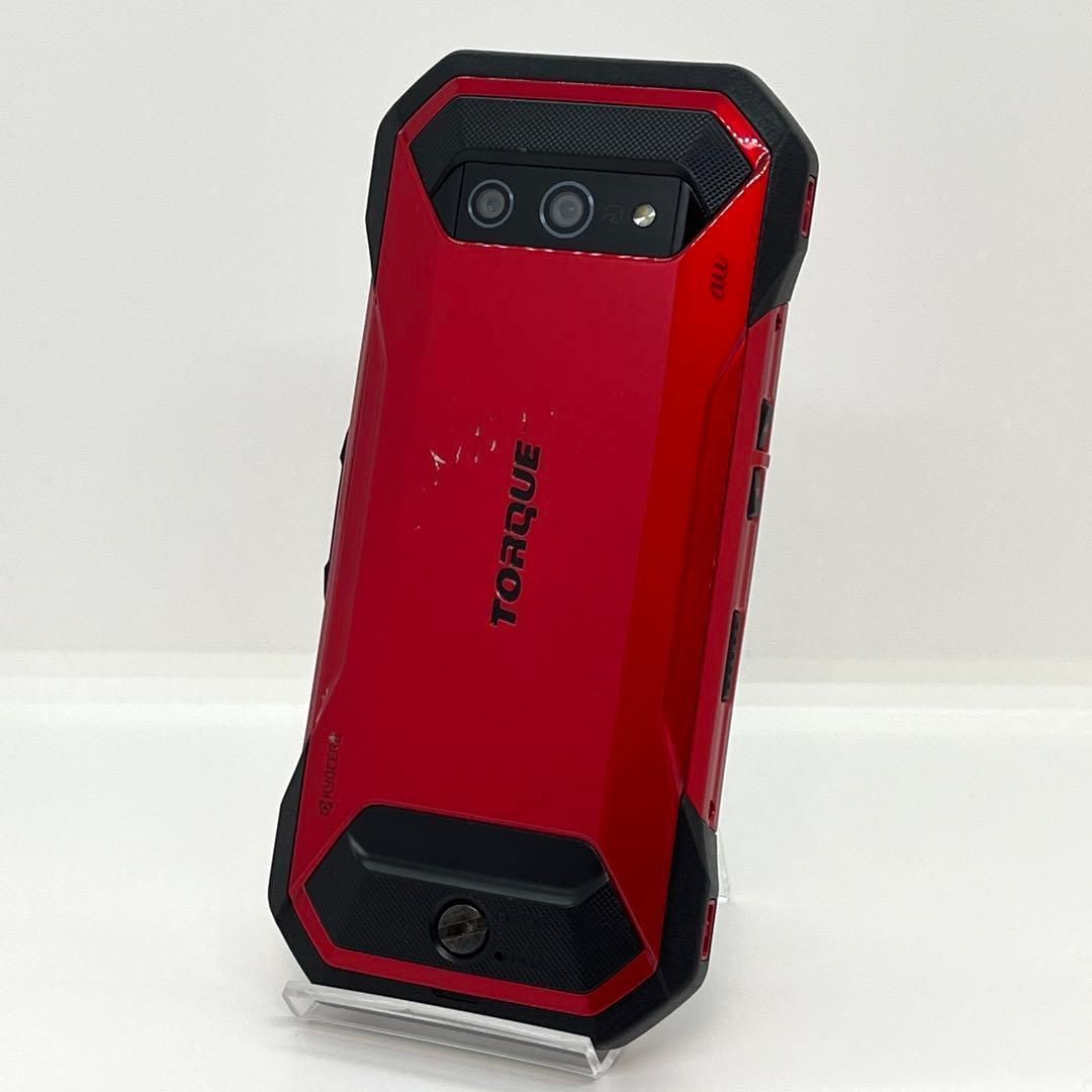 【良品】TORQUE 5G KYG01 au SIMロック解除済 レッド❻ TORQUE 【訳あり】TORQUE 5G KYG01 au SIMロック解除済 128GB／6GB