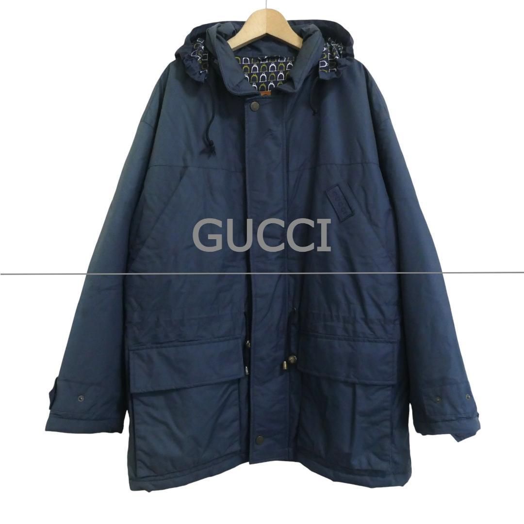 GUCCI グッチ サイズS 2WAY フード 中綿 パデッドジャケット ブルゾン