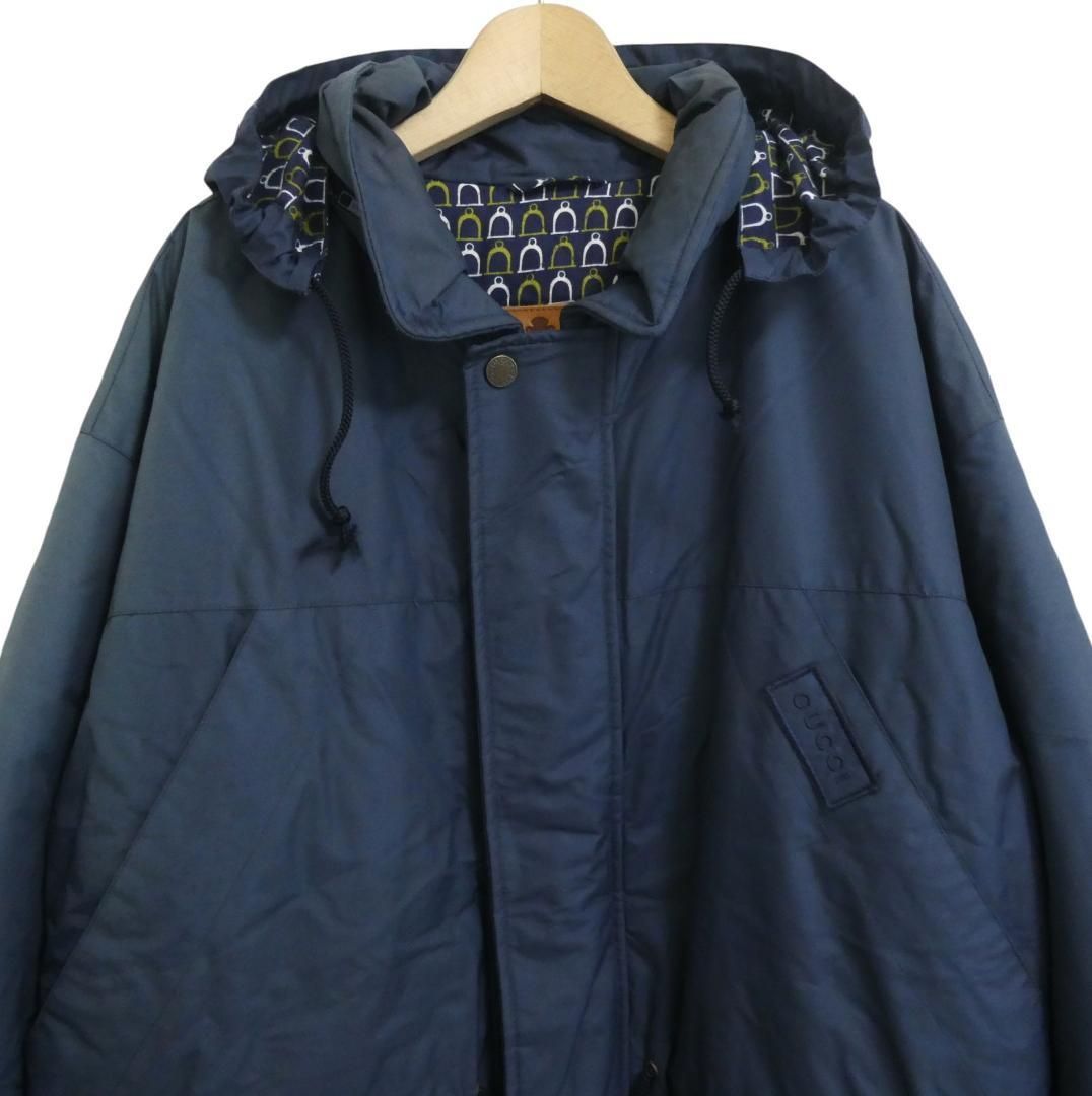 GUCCI グッチ サイズS 2WAY フード 中綿 パデッドジャケット ブルゾン