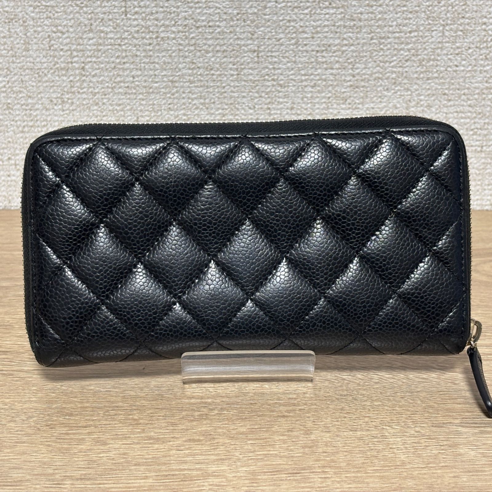 CHANEL シャネル マトラッセ ガンメタ金具 ラウンドファスナー 長財布 CHANEL（シャネル） クラシック ロング ジップ ウォレット マトラッセ