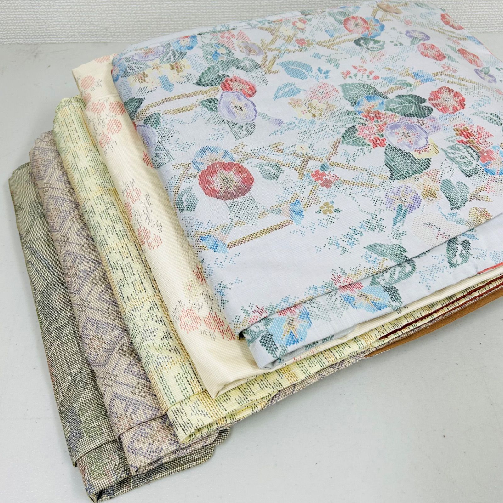 大島紬 着物 正絹 5着 着物まとめ売り リメイク材料 m-753 - メルカリ