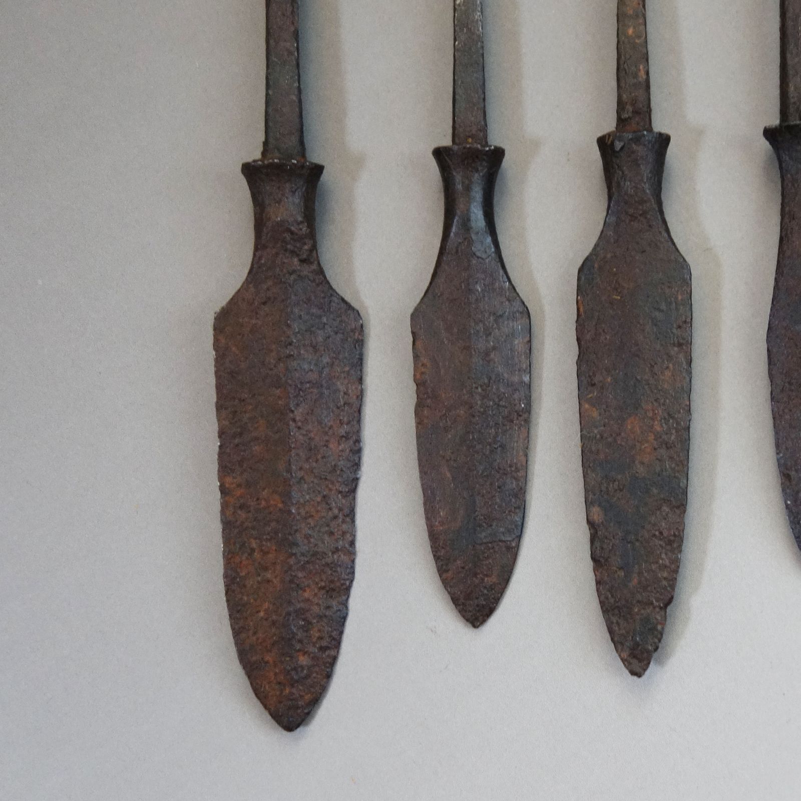 矢尻 【 鏃 矢尻×10本 】 武具 日本刀 刀装具 鍔 鐔骨董 古美術