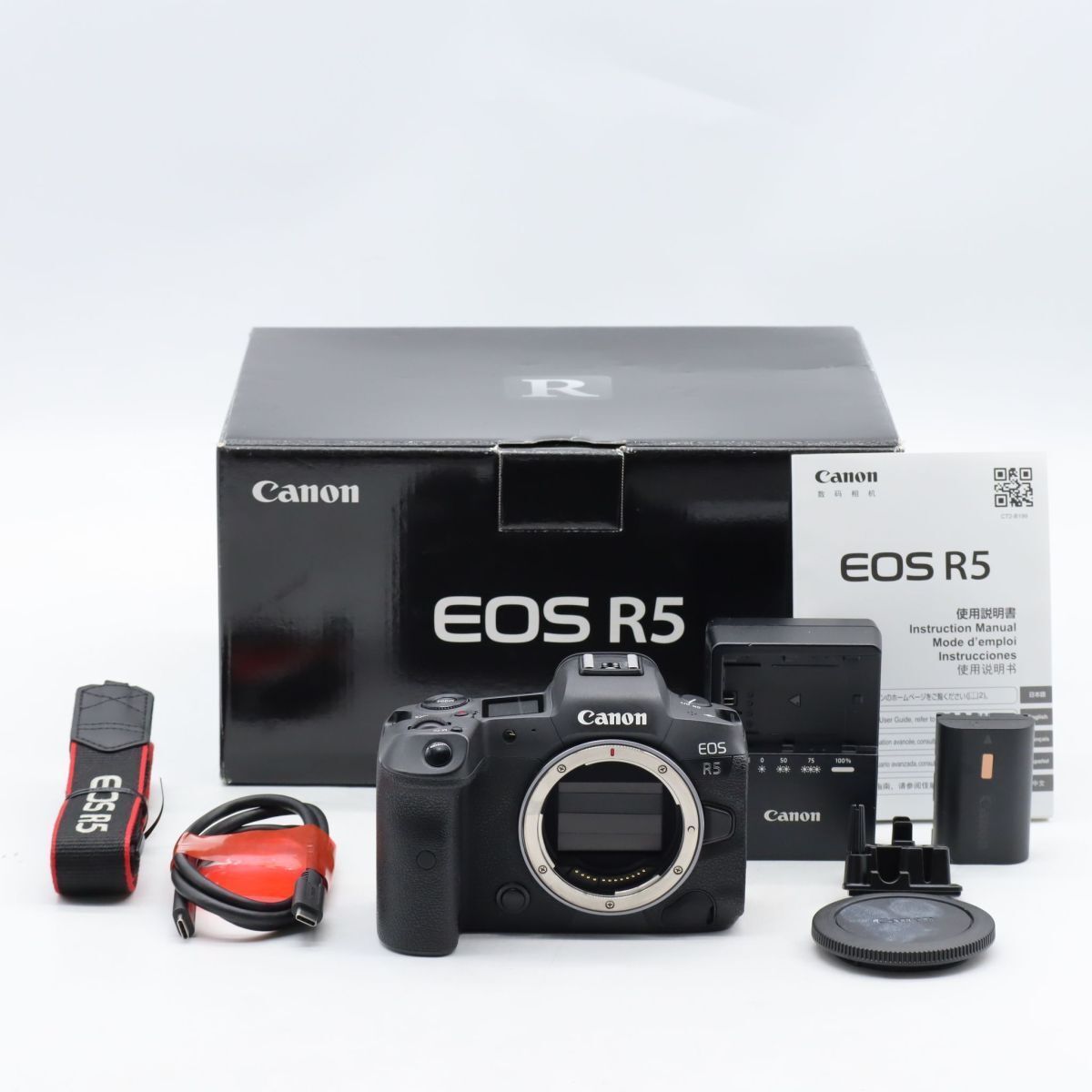 Canon EOS R5 ボディー EOSR5 箱付き　#3919 Canon ミラーレス一眼カメラ EOS R5 ボディー EOSR5 箱付き #3919