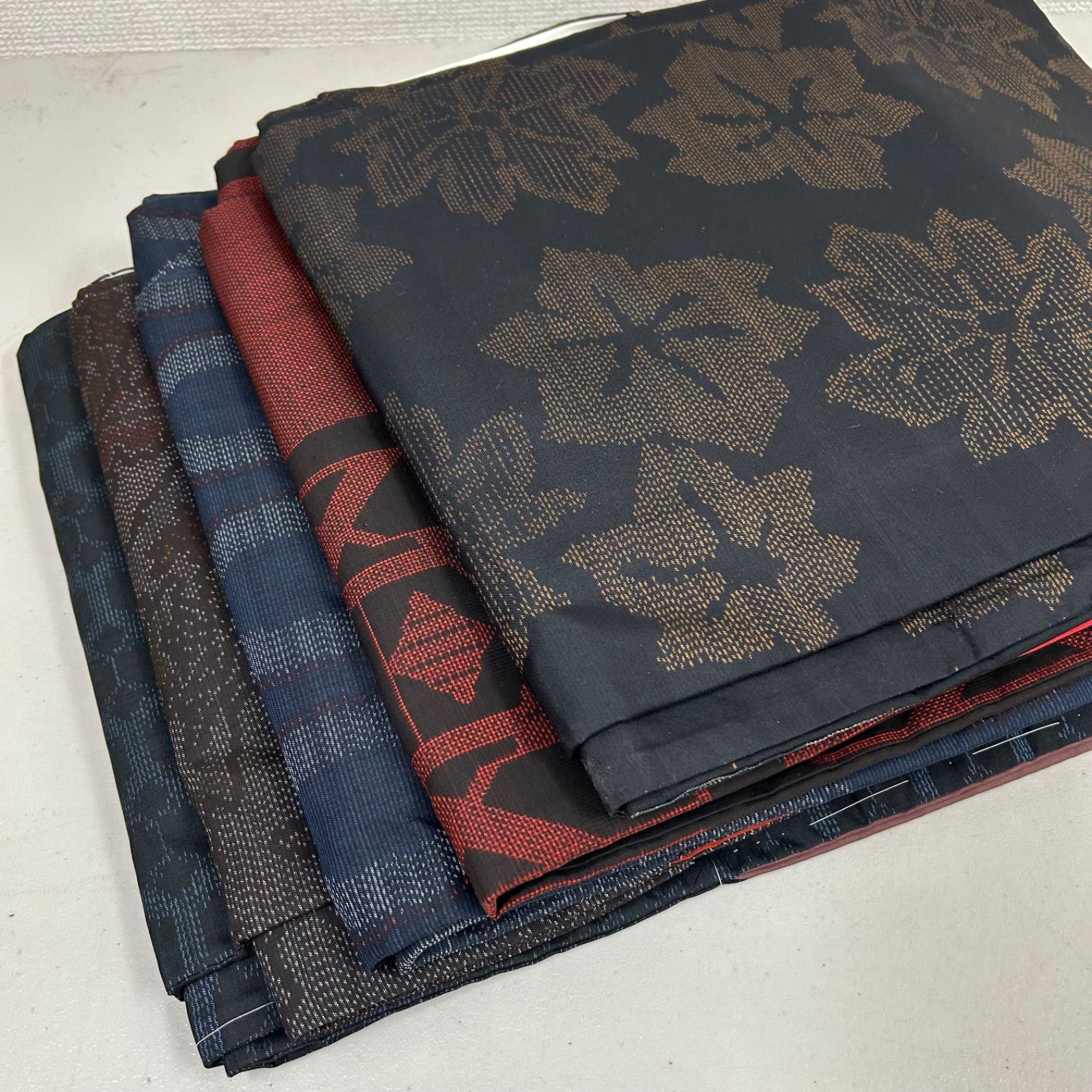 大島紬 着物 正絹 5着 着物まとめ売り リメイク材料 m-760 - メルカリ