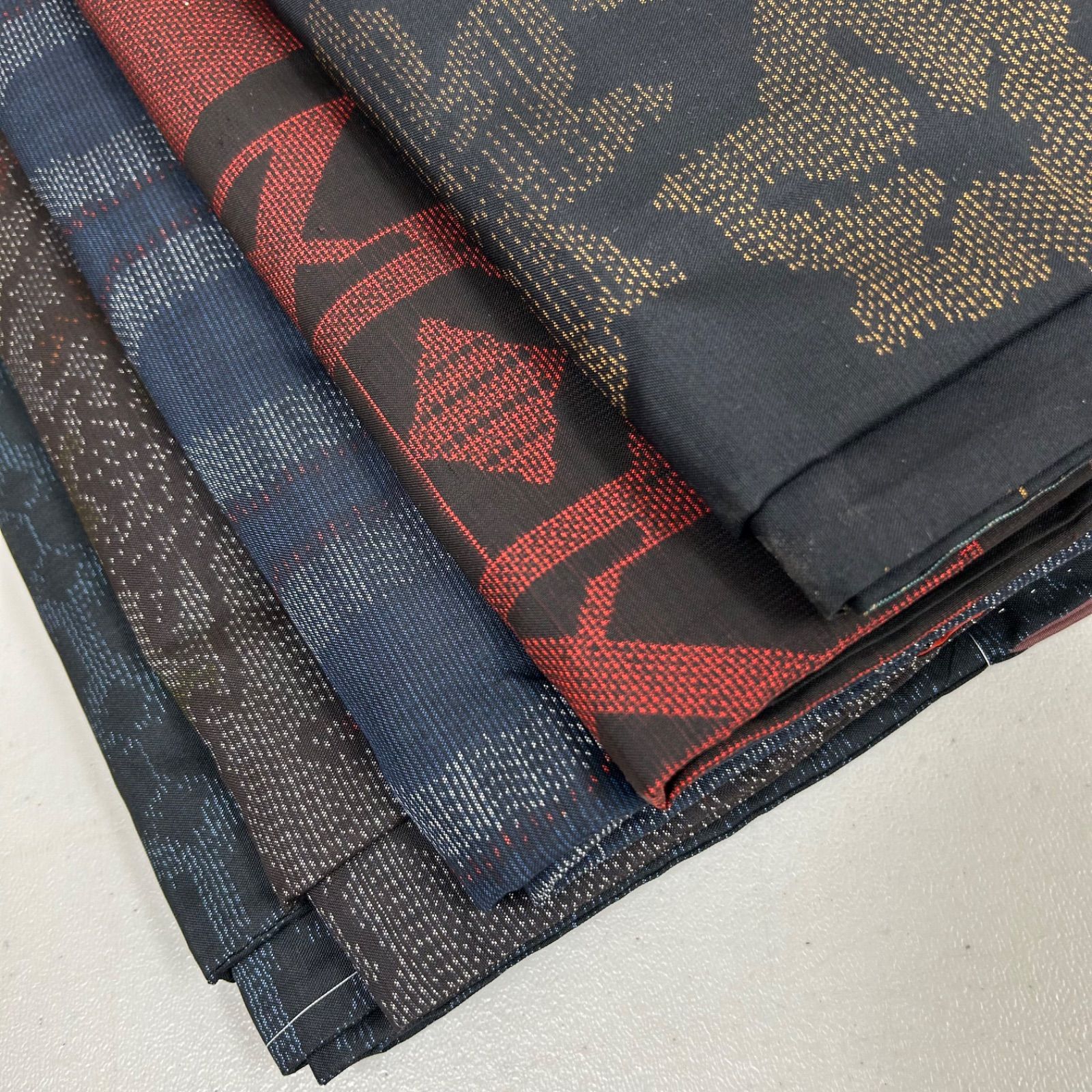 大島紬 着物 正絹 5着 着物まとめ売り リメイク材料 m-760 - メルカリ