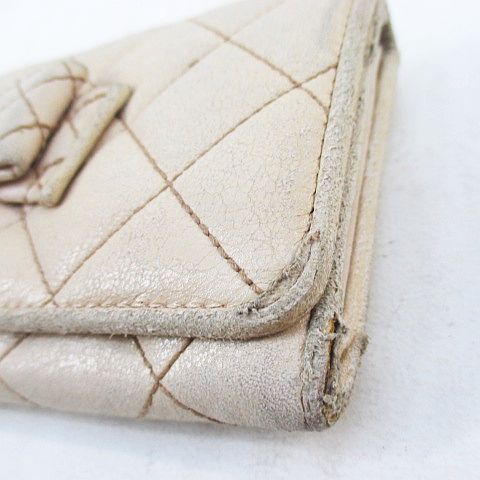 プラダ PRADA 長財布 リボン キルティング リボン ピンク レザー