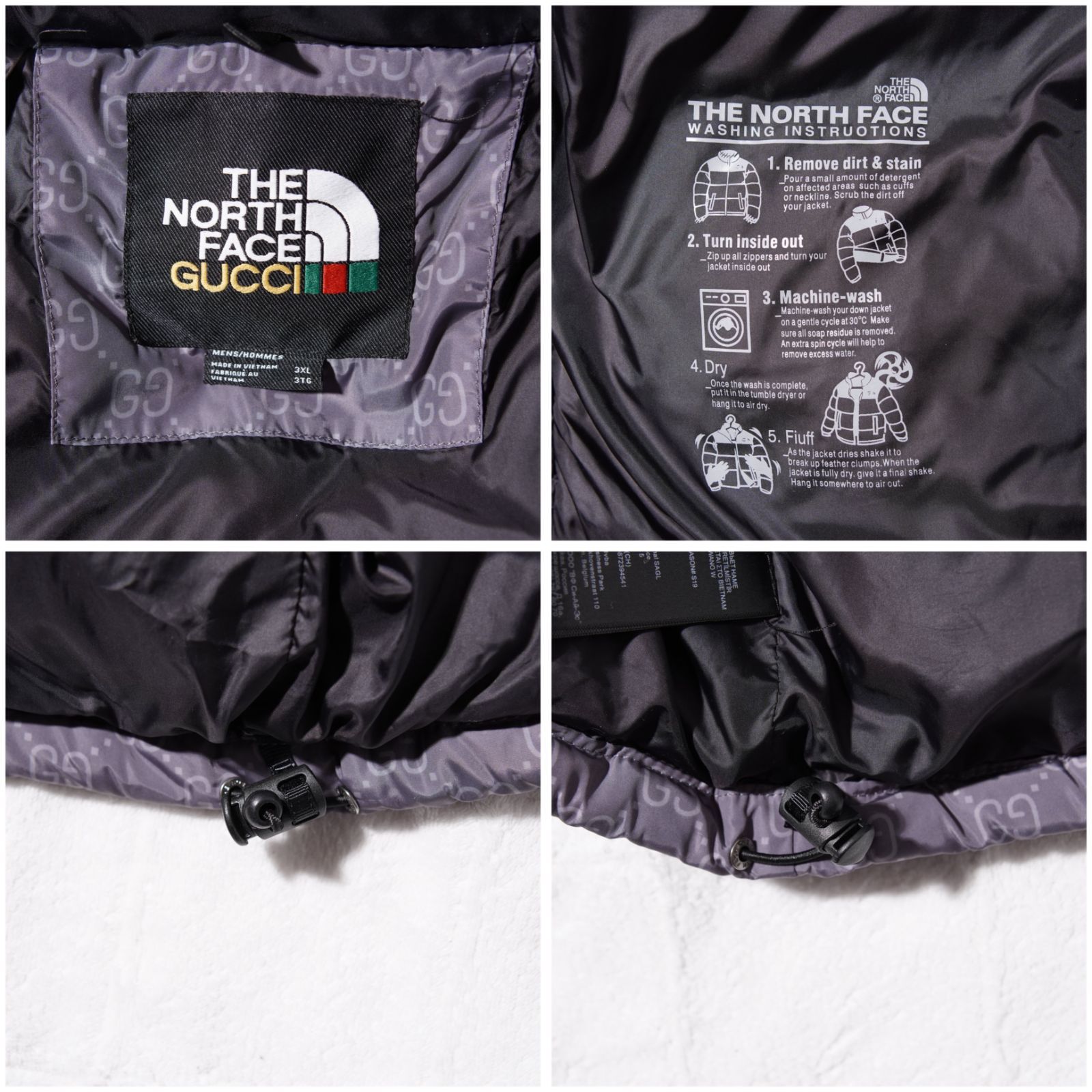 美品 GUCCI × THE NORTH FACE コラボ グッチ ノースフェイス 