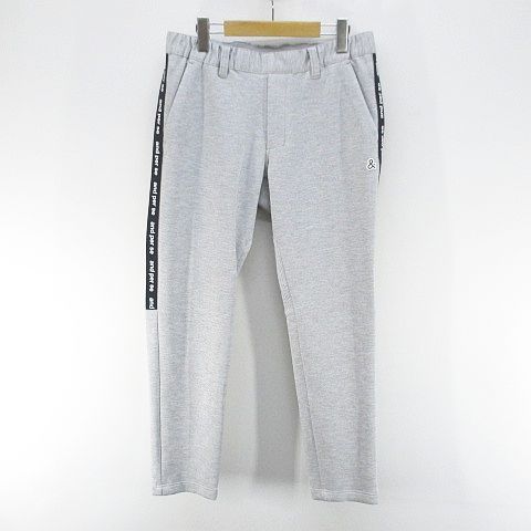and per se　ストレッチスエットパンツ　グレー　L アンパスィ and per se ゴルフウェア テックスウェットパンツ ロング丈