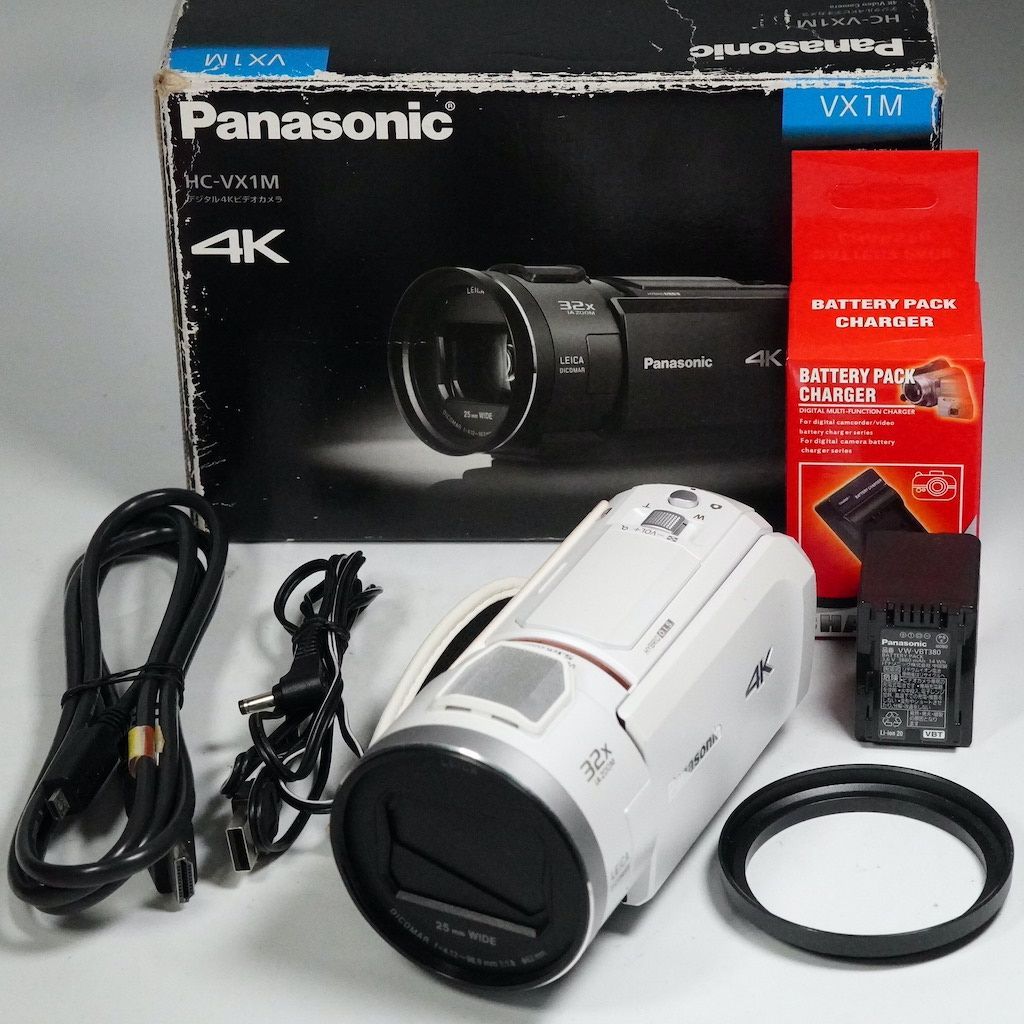 Panasonic パナソニック HC-VX1M ホワイト 元箱 動作OK 返金保証 /2529