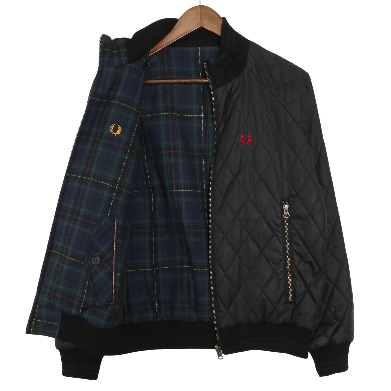 FRED PERRY フレッドペリー リバーシブル キルティング ブルゾン