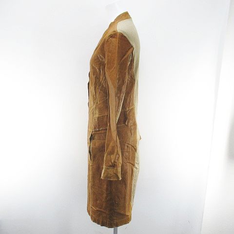 トランジットパーサッチ Transit par such ロング丈 ノーカラーコート  