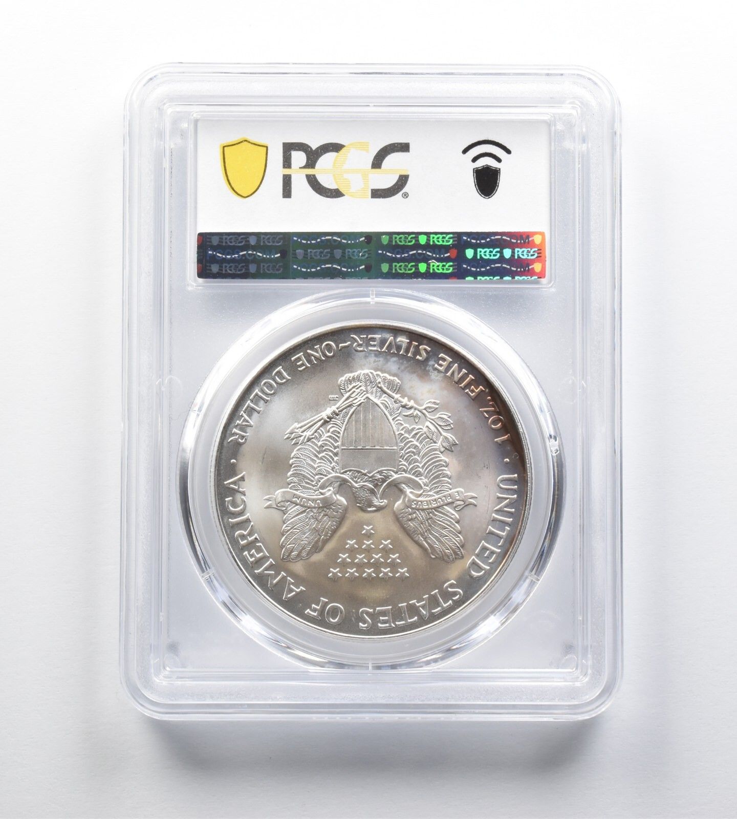 MS 68 2003年 アメリカンシルバーイーグル PCGS 美しいTD 虹色周辺 0144