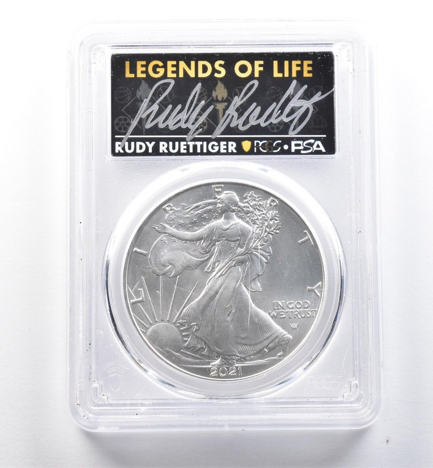 2021年 アメリカン シルバー イーグル タイプ2 ルディ・ルッティガー