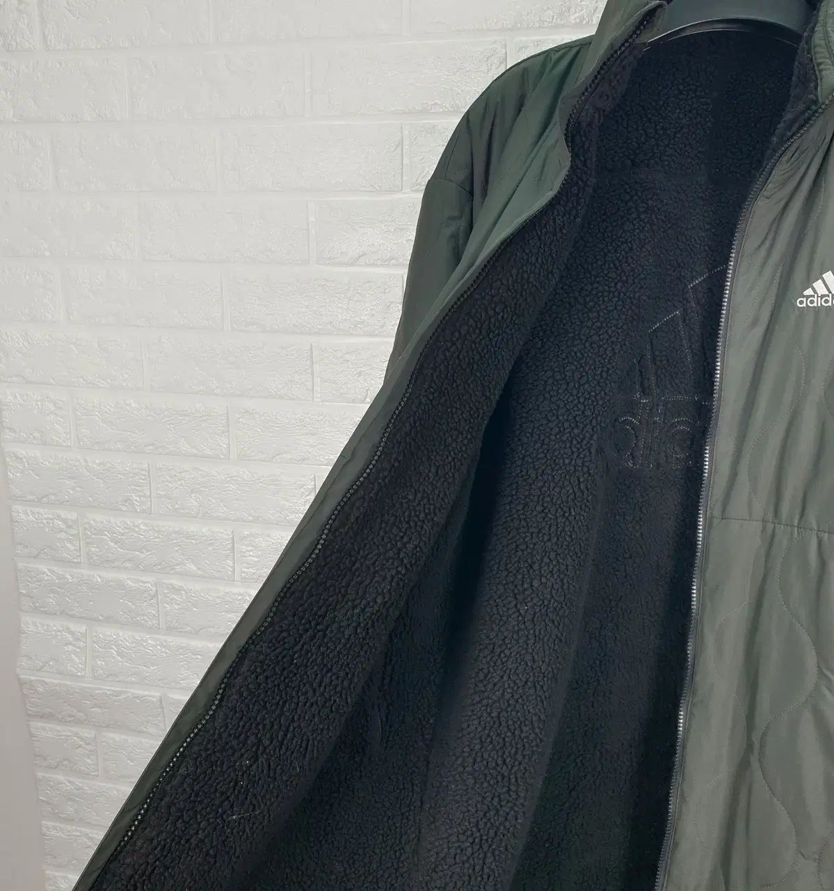 95 アディダス ロング リバーシブル シェルパ ジャケット - メルカリ
