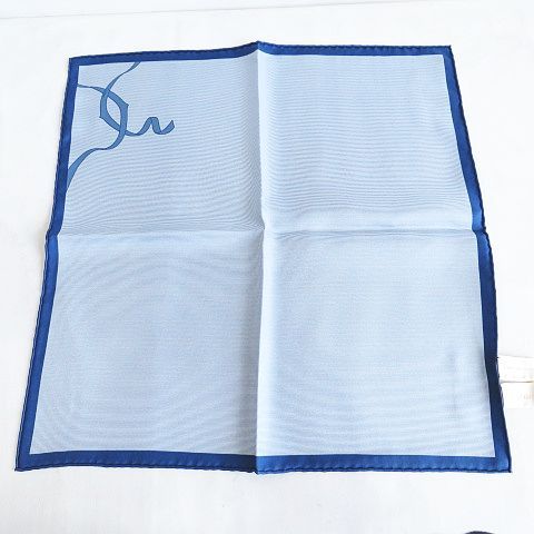 カルティエ Cartier ハンカチ ポケットチーフ リボン シルク スカーフ