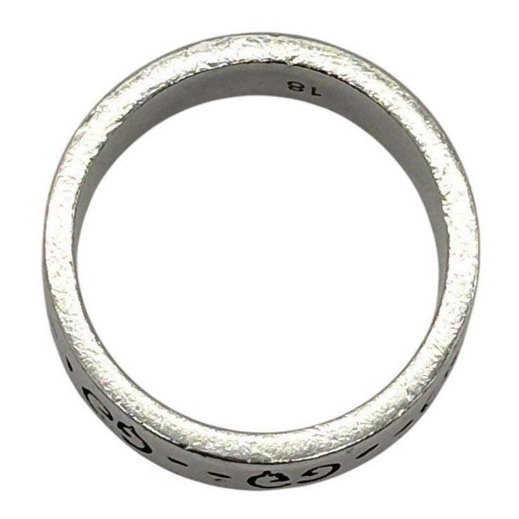 個性を纏う無骨シルバー✨ GUCCI GHOST リング ドクロ GG柄 指輪