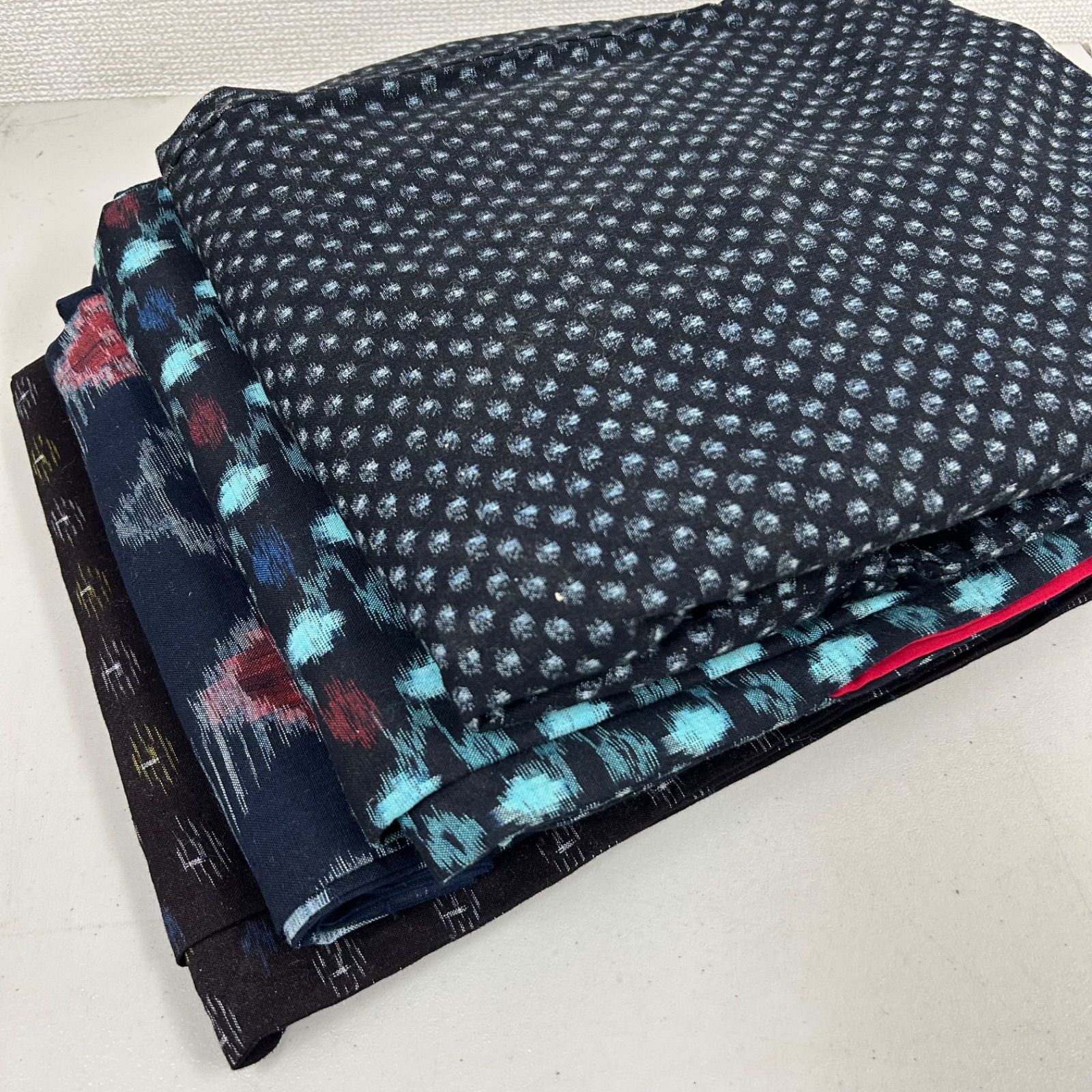 木着 着物 4着 着物まとめ売り リメイク材料 m-775