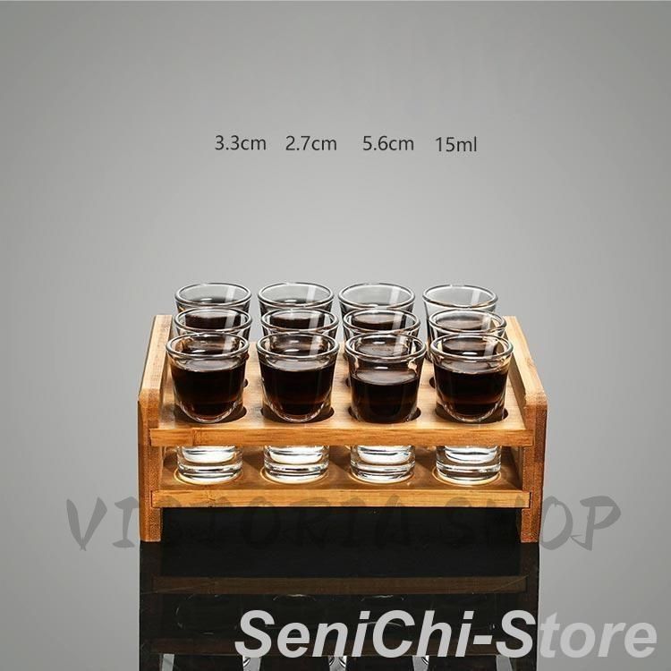 新品・未使用】10ml ショットグラス ショットグラスセット 12個セット