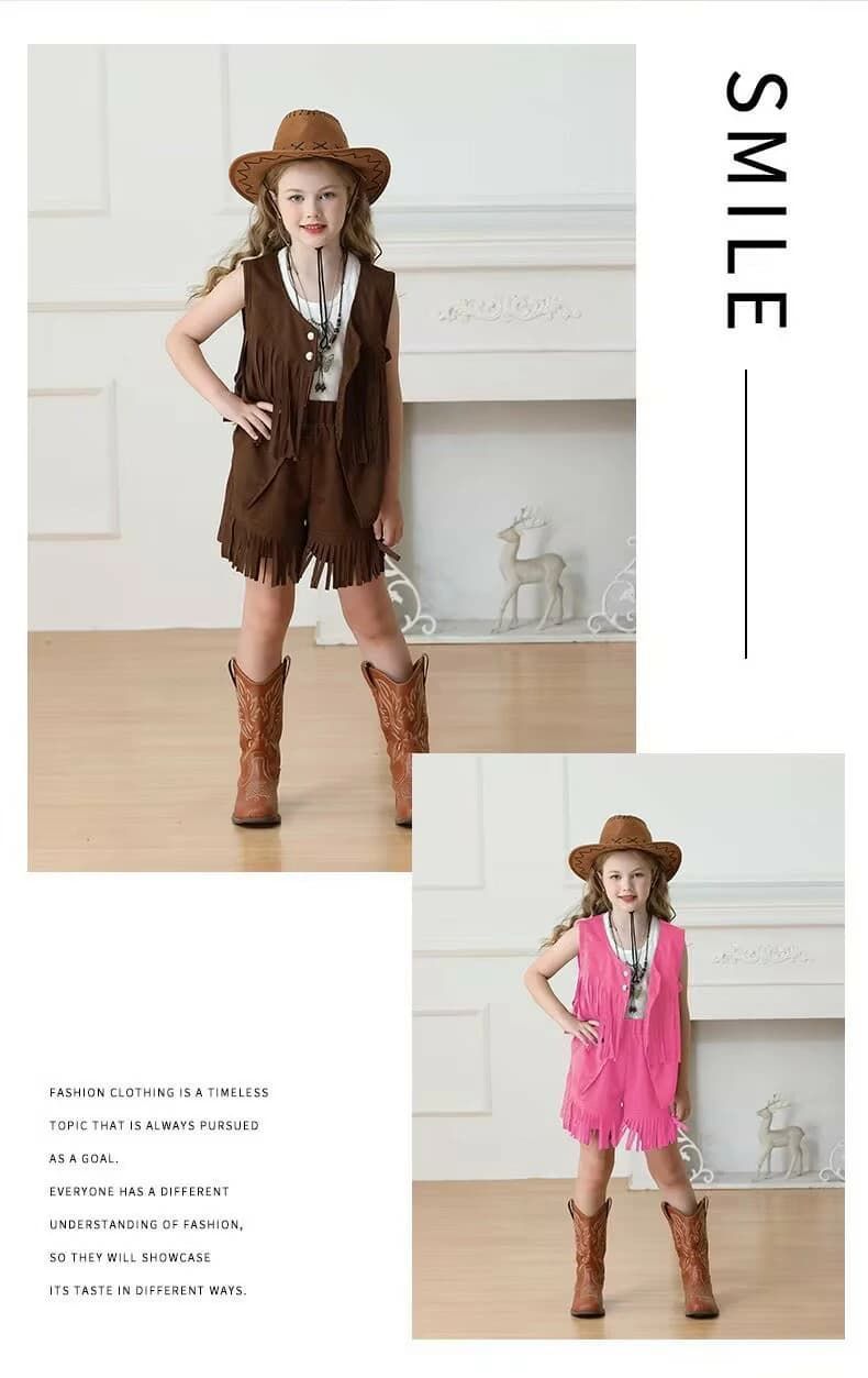 カウガールコスプレ カウボーイ コスチューム ♥ コスプレ 衣装 子供 おばけ 仮装用 パーティー グッズ 仮装 変装 キッズ 小学生 可愛い 舞xiaokb 404