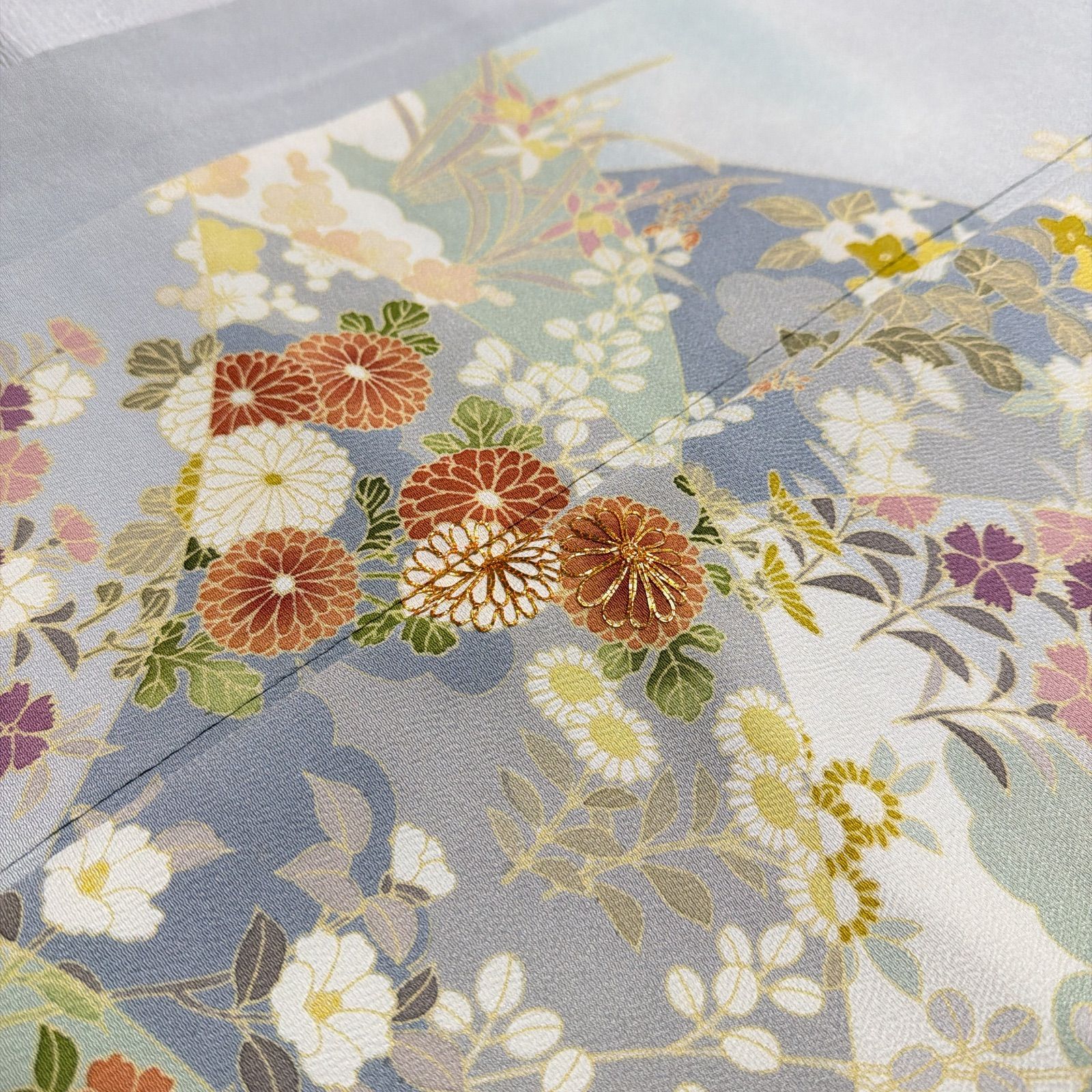 金駒刺繍　訪問着　フルセット！ 金駒刺繍訪問着フルセット！