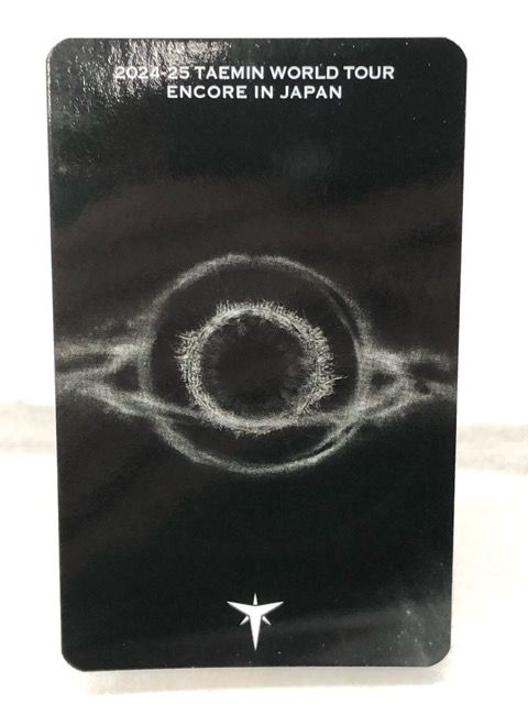 TAEMIN Ephemeral Gaze Finale フーディー トレカ 【E1739-008】036