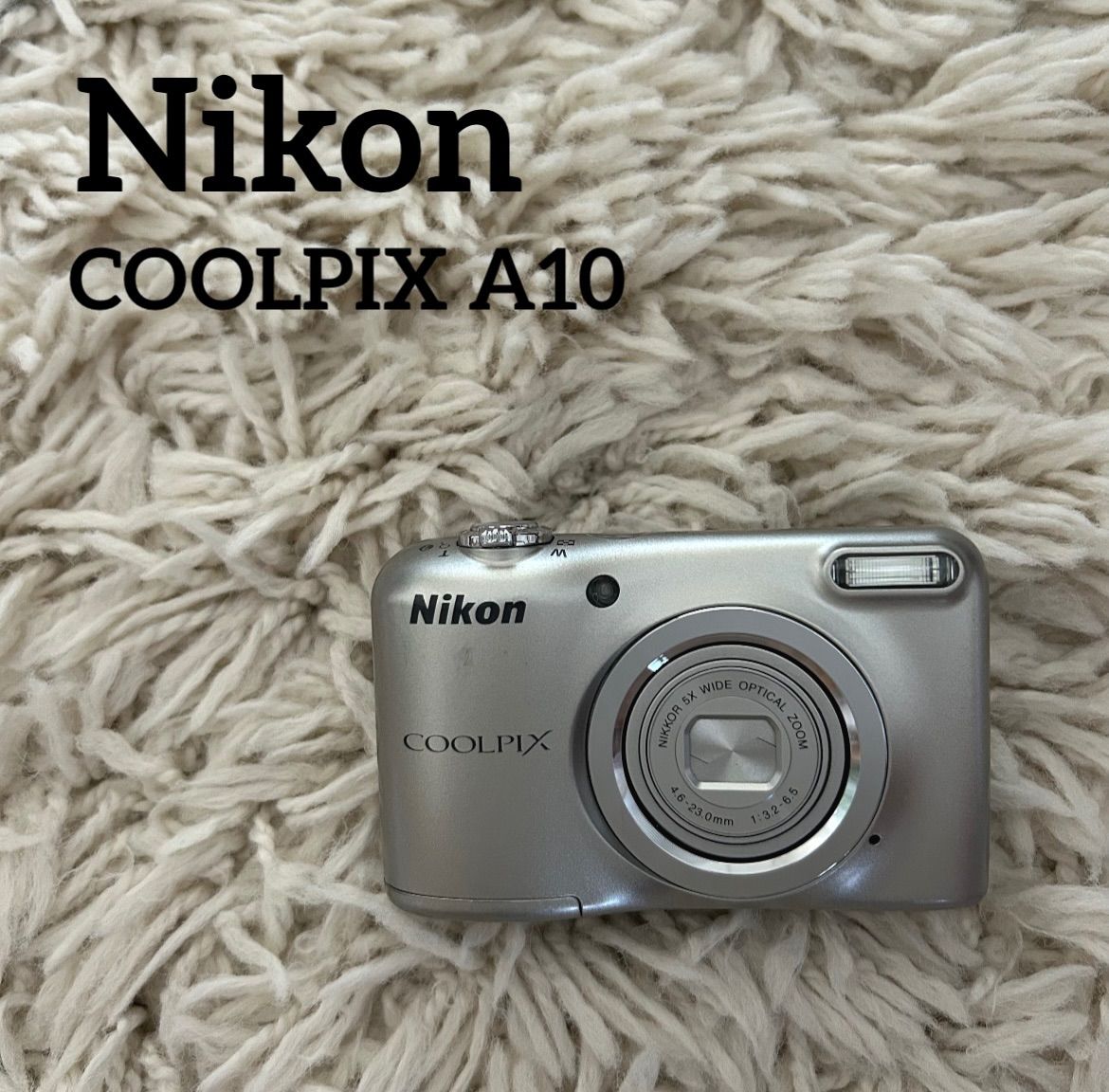 【✨美品✨】Nikon COOLPIX A10 平成レトロ コンデジ シルバー ✨大人気✨】Nikon COOLPIX A10 コンデジ 平成レトロ シルバー - メルカリ