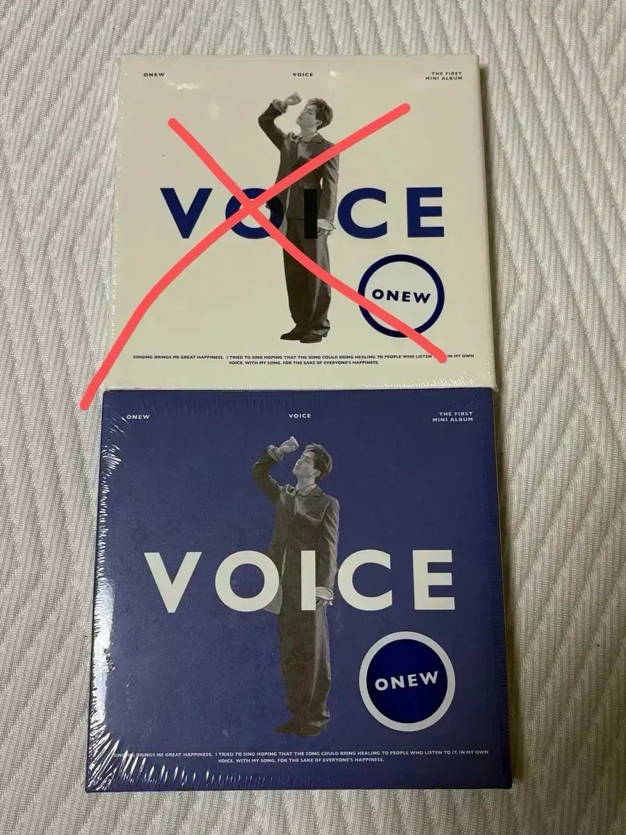 廃盤】新品未開封☆SHINee オニュONEW CD「VOICE」訳付 メーカー公式通販