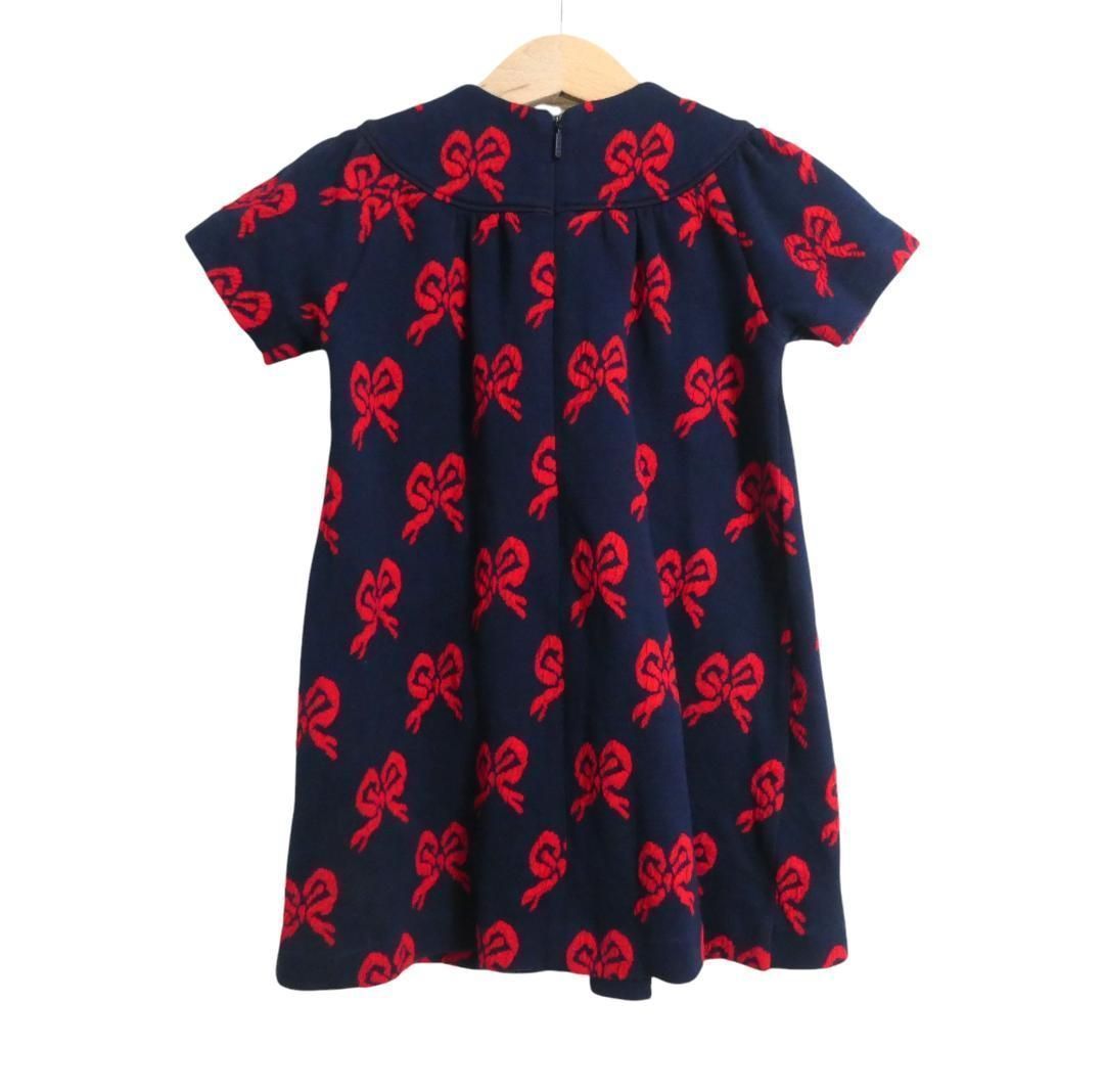 GUCCI 赤 リボン柄 ニットワンピース 半袖 GUCCI 赤 リボン柄 ニットワンピース 半袖 wnc グッチ GUCCI