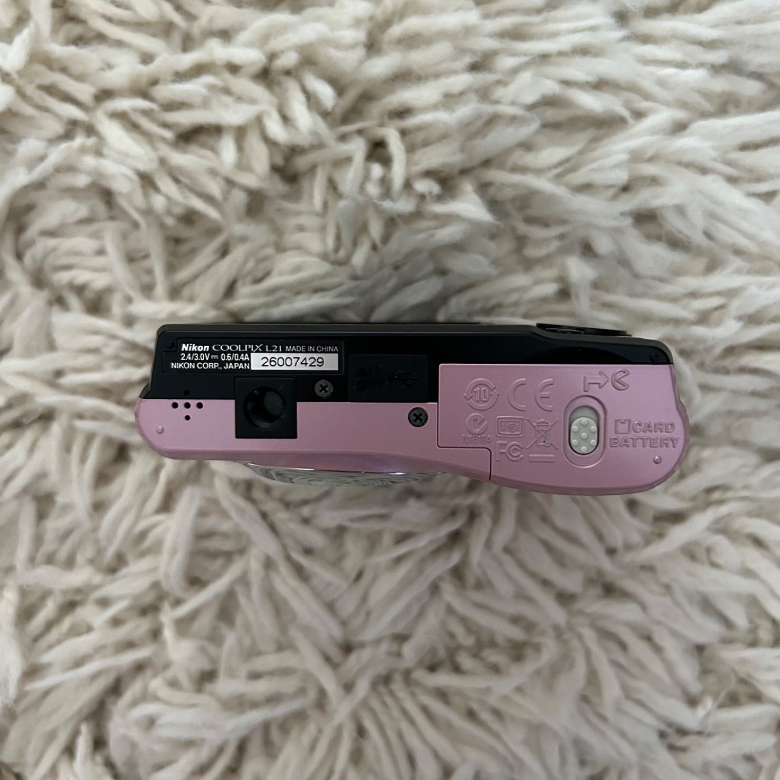 ✨大人気✨】Nikon COOLPIX L21 平成レトロ コンデジ ピンク - メルカリ