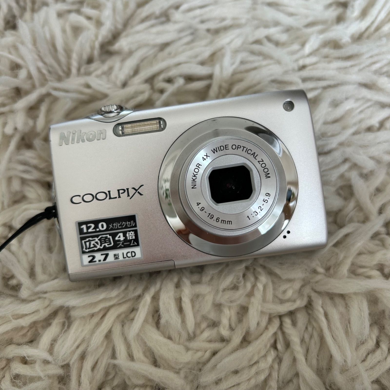 ✨美品✨】Nikon COOLPIX S3000 平成レトロ コンデジ シルバー - メルカリ