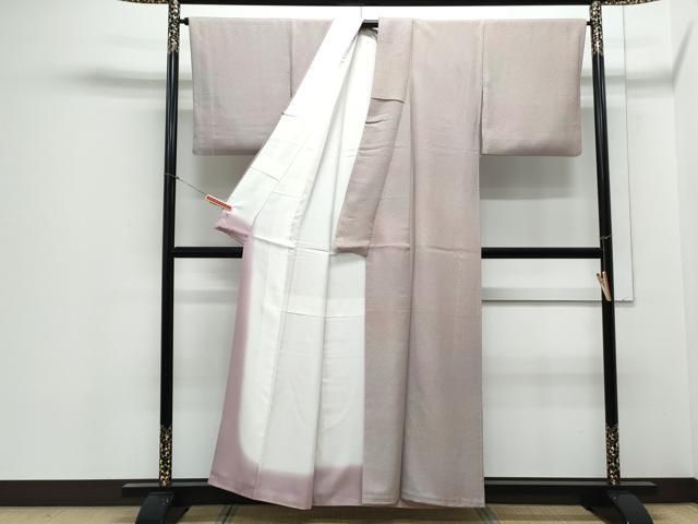 平和屋着物▽日展作家 山本唯与志 レリーフ染 小紋 霞文 暈し染め 正絹