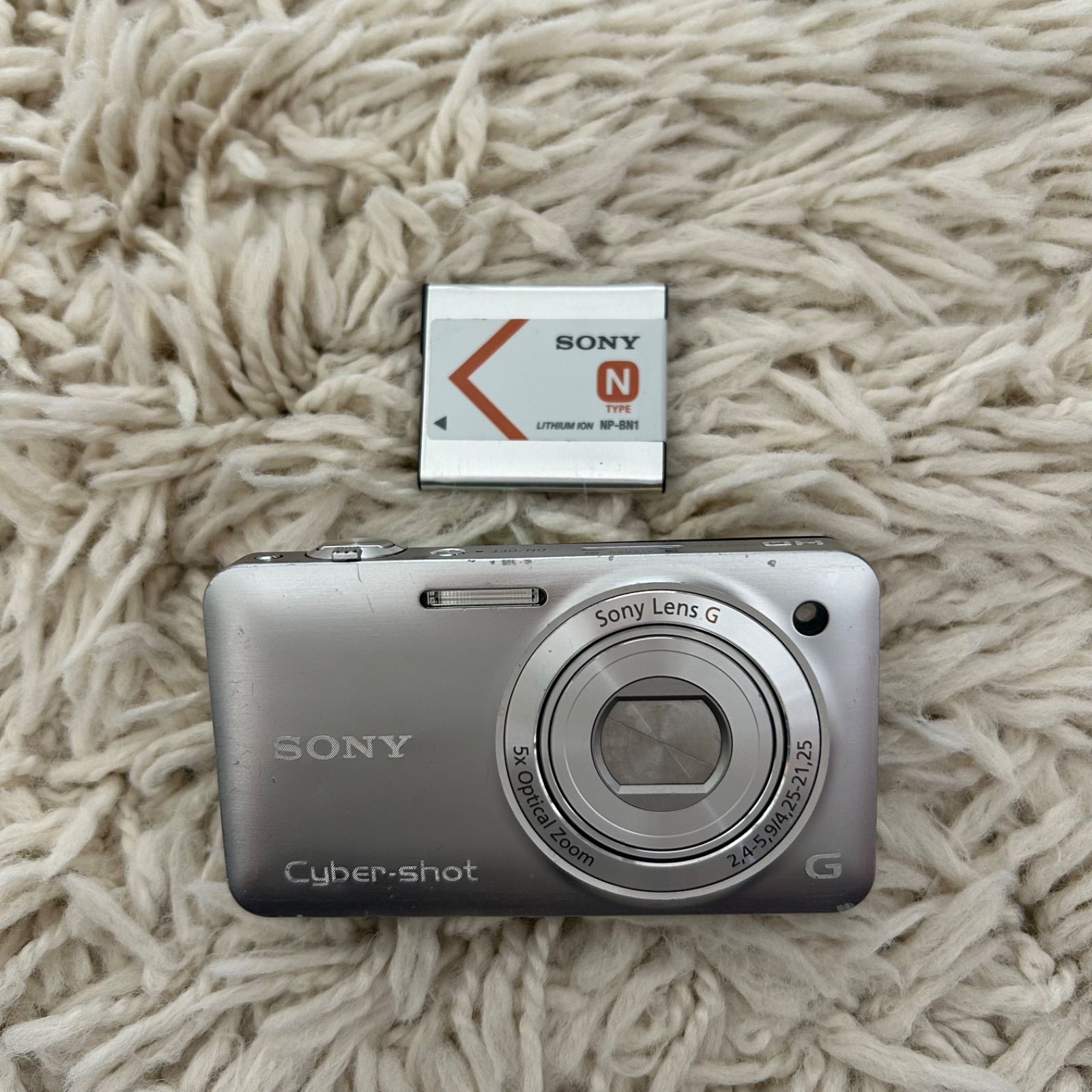 ✨大人気✨】SONY Cyber-shot DSC-WX5 平成レトロ コンデジ シルバー
