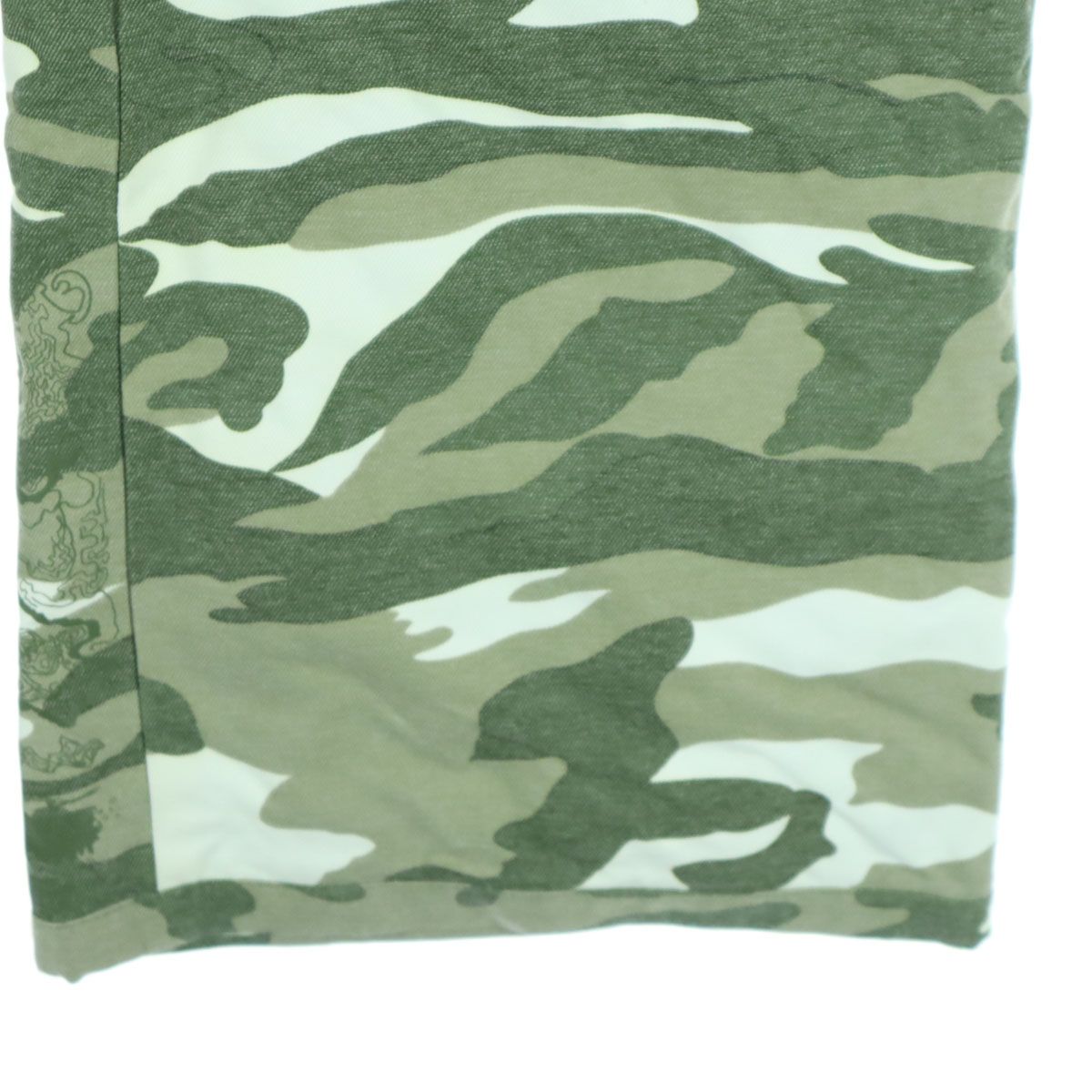 ROXY ロキシー 迷彩柄 スノーボード ナイロンパンツ S グリーン スキー