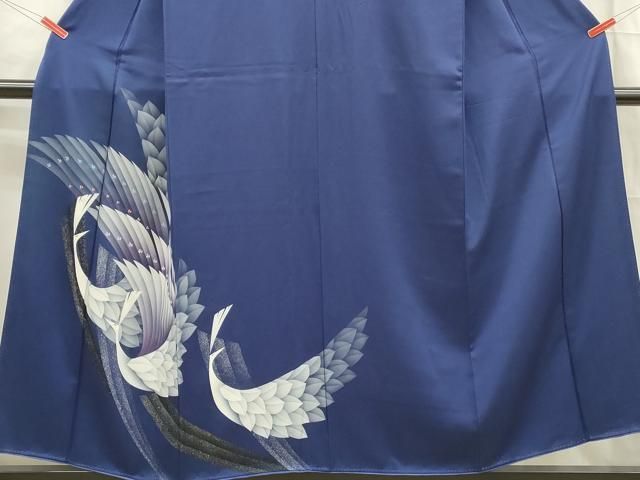 平和屋着物▽訪問着　単衣　孔雀花文　暈し染め　金銀彩　正絹　逸品　AABC4023fy 平和屋着物□訪問着 孔雀文 銀彩 正絹 逸品 DABA9148qa - メルカリ