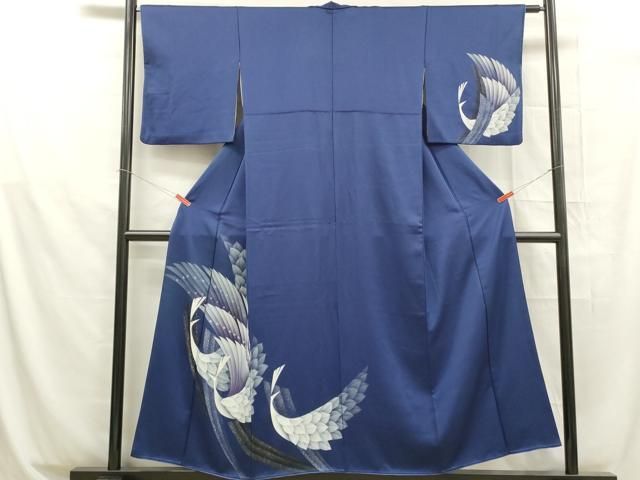 平和屋着物●訪問着　孔雀羽根文　金銀彩　正絹　逸品　DABC3203az 平和屋着物□訪問着 孔雀文 銀彩 正絹 逸品 DABA9148qa - メルカリ