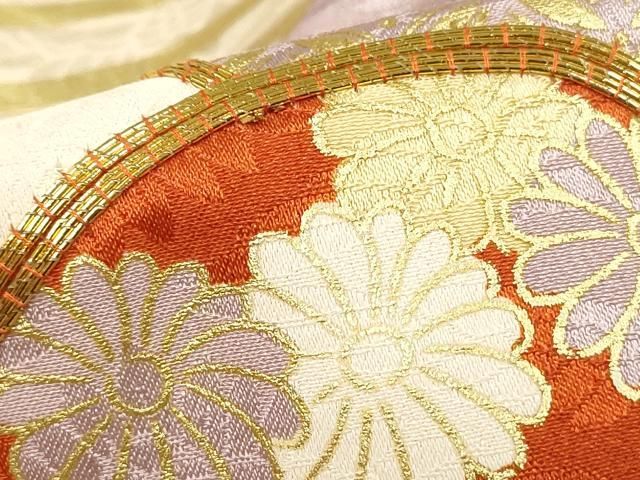 平和屋着物○豪華振袖 駒刺繍 花筏文 金彩 正絹 逸品 AABD9925ck 平和