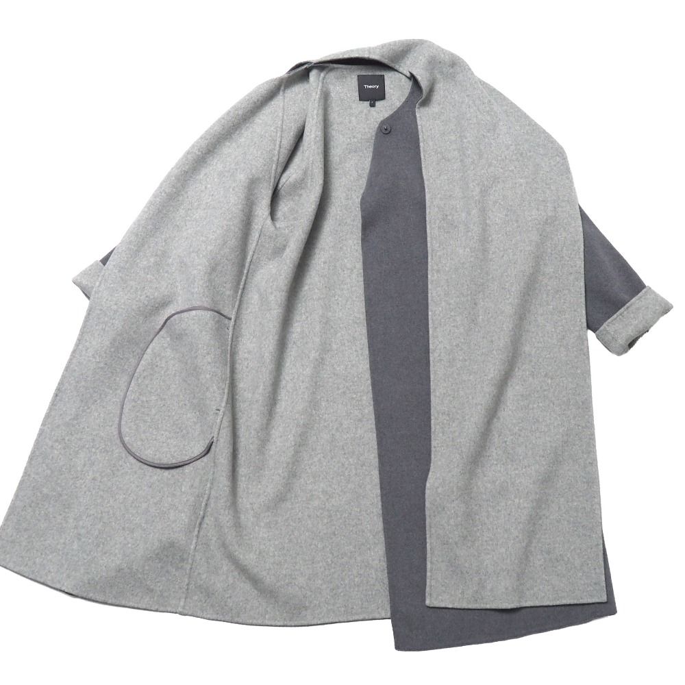 Theory＊セオリー＊SCARF COATスカーフ付ダブルフェイスロングコート HOW TO WEAR -Scarf Coat- | WOMEN（レディース）｜Theory 公式通販サイト