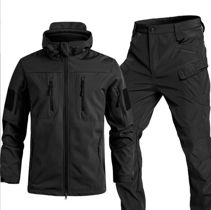 3color マウンテンパーカー 裏起毛 上下セットアップ メンズ 作業服 裏