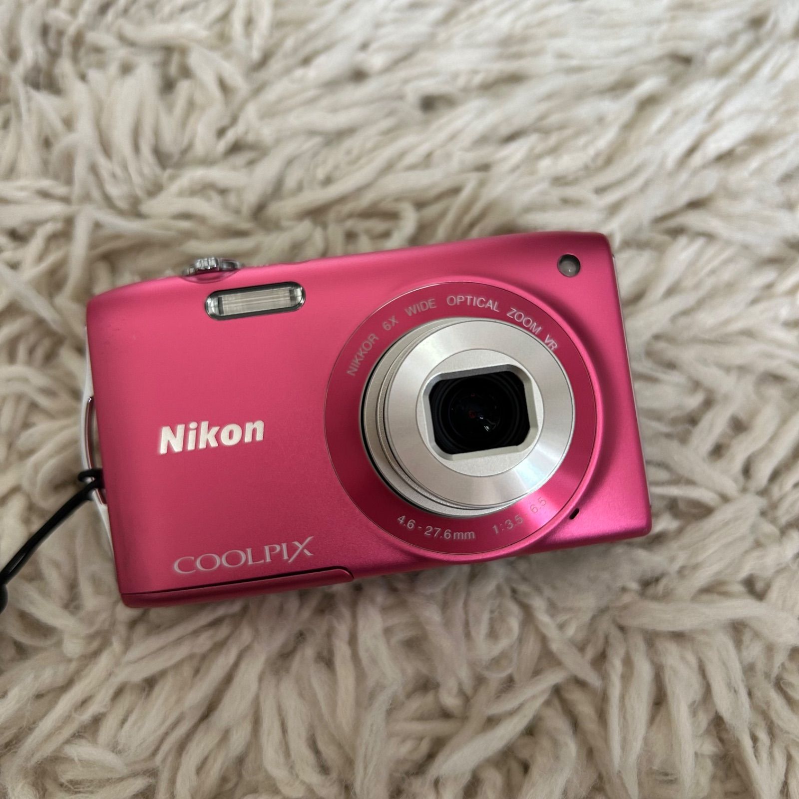 ✨美品✨】Nikon COOLPIX S3300 平成レトロ コンデジ ピンク - メルカリ