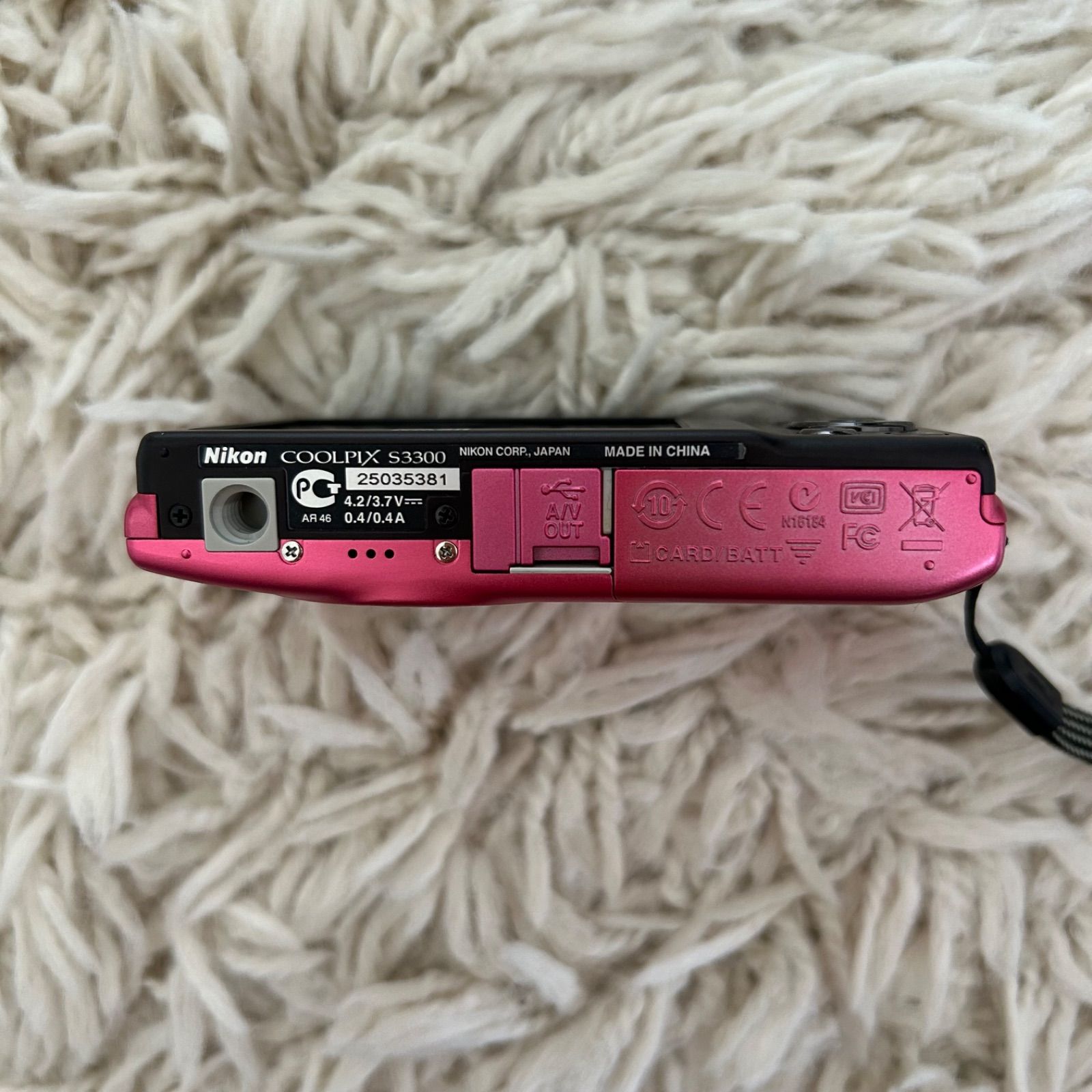 ✨美品✨】Nikon COOLPIX S3300 平成レトロ コンデジ ピンク - メルカリ