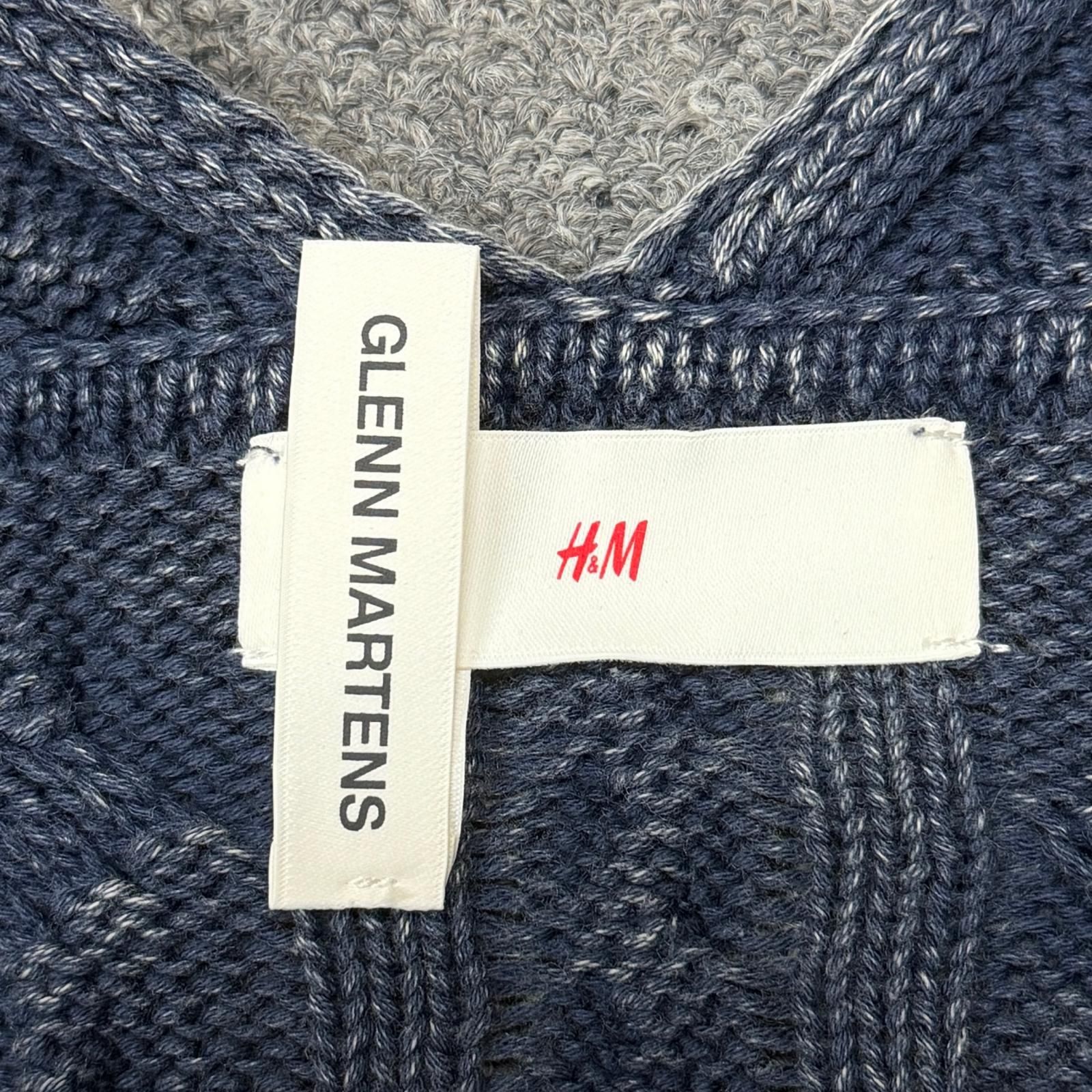 GLENN MARTENS アウトケーブルニットセーターS H&M GLENN MARTENS