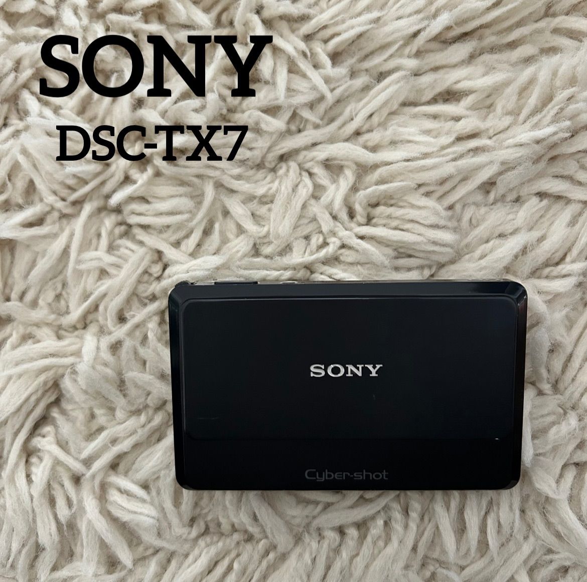 ✨大人気✨】SONY DSC-TX7 コンデジ 平成レトロ ブラック - メルカリ