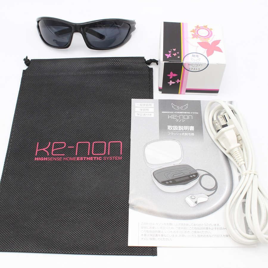 【良好】ケノン ver.7.2脱毛器ꕤ︎︎カートリッジ3つ付 ke-non ケノン 脱毛器 ver.7.2 カートリッジ3箱付き 脱毛器 ケノン