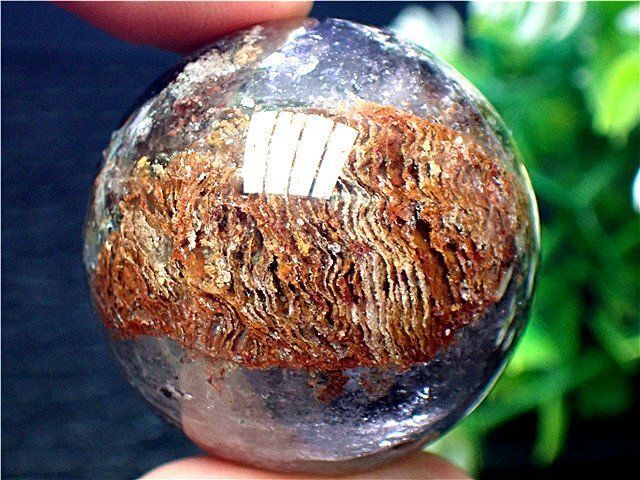 ☆AAA級天然ガーデンクォーツ丸玉B89P1/173P05C 高品質]ガーデン