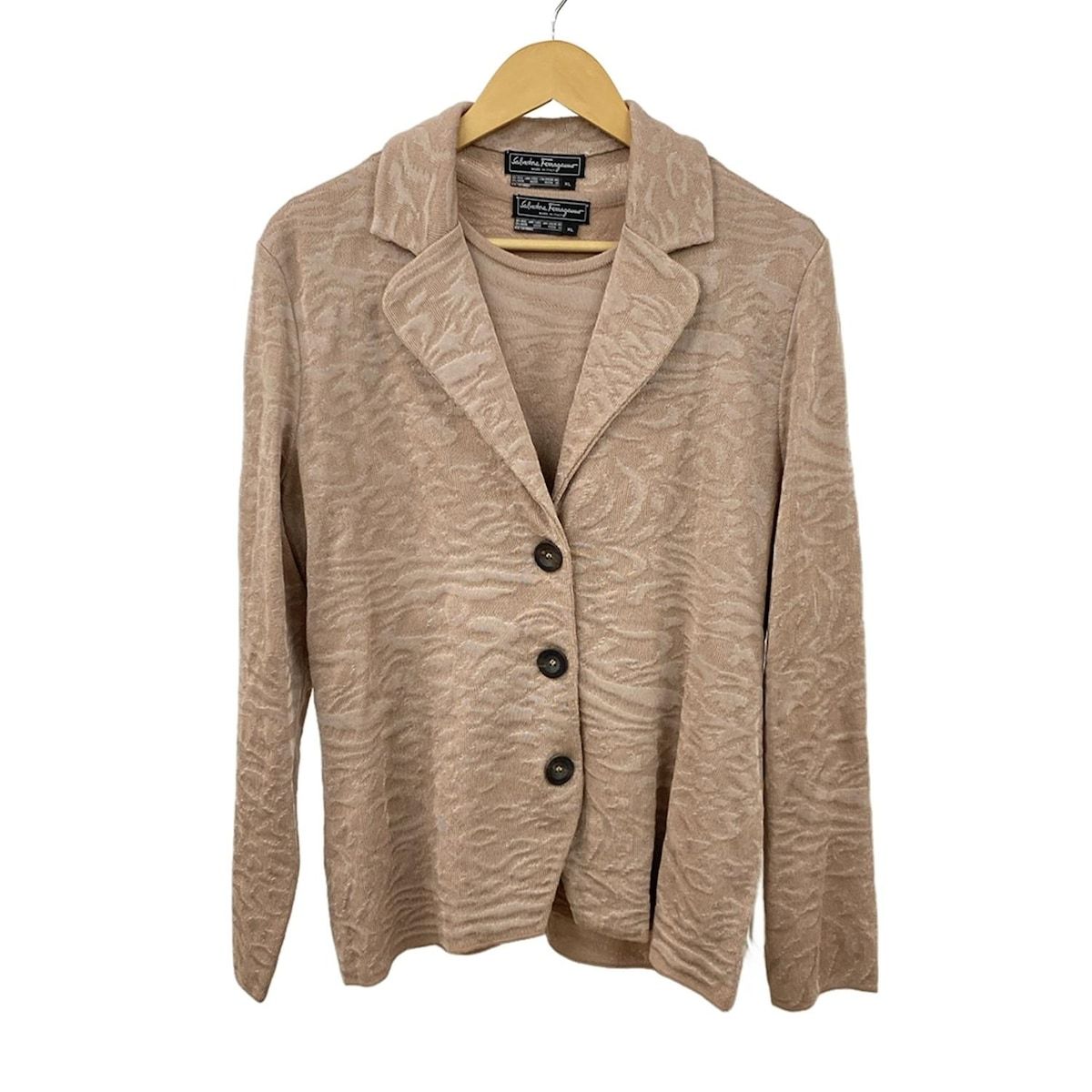 サルバトーレフェラガモアンサンブルＳサイズ実寸Ｍサイズ FERRAGAMO/SalvatoreFerragamo(サルバトーレフェラガモ) アンサンブル