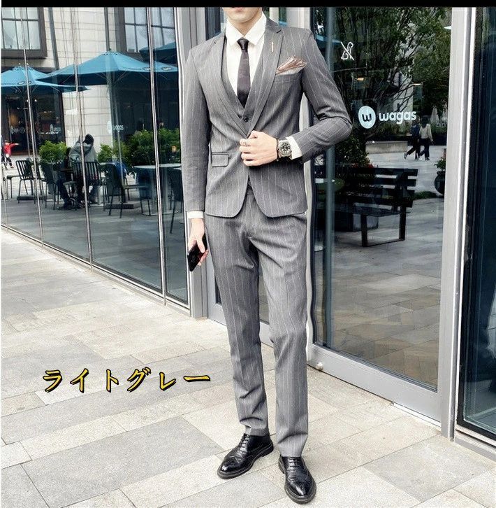 3ピーススーツ メンズ